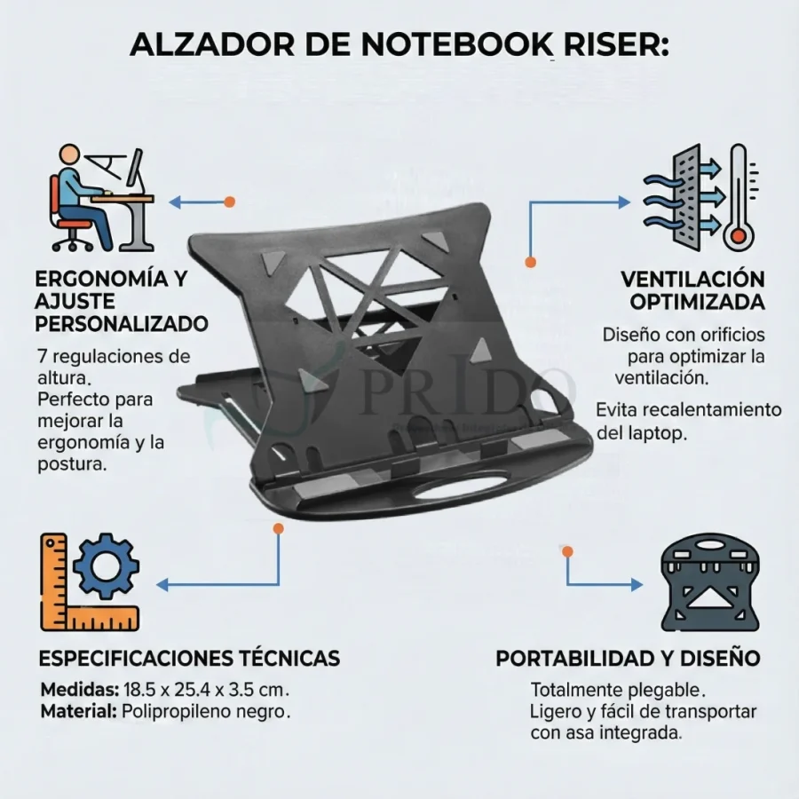 Alzador de Notebook Riser
