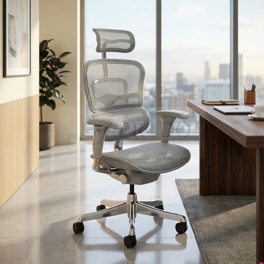 Silla Gerencial Ergofit Gris Malla