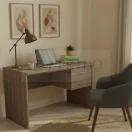 Imagen ambientada de Escritorio Delia, escritorios para oficinas, espacios corporativos y home office en Chile.