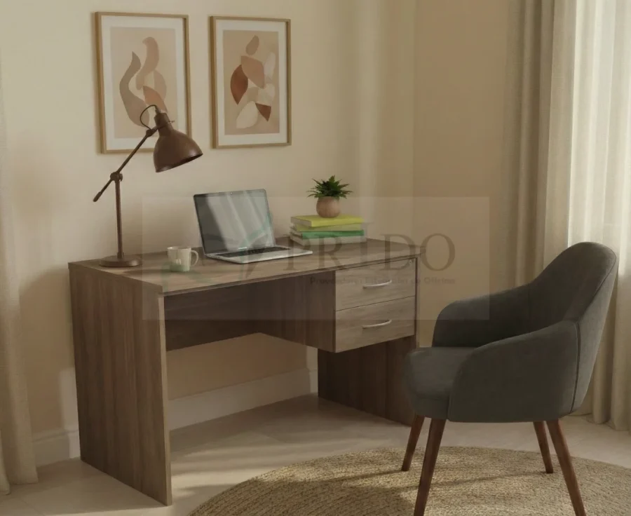 Imagen ambientada de Escritorio Delia, escritorios para oficinas, espacios corporativos y home office en Chile.
