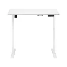 Escritorio ajustable blanco modelo New Prime con altura regulable y diseño moderno.