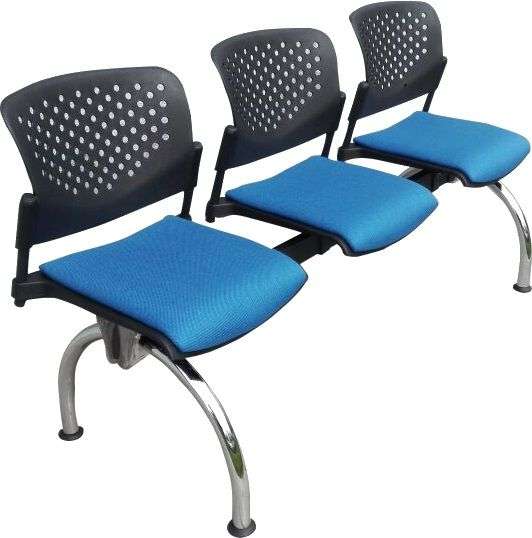 Silla de espera Alice base luna cromada