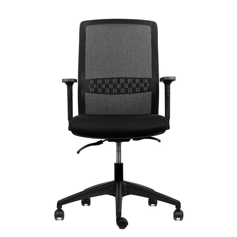 illa ejecutiva big boss sin cabecero, con base de nylon y desplazador