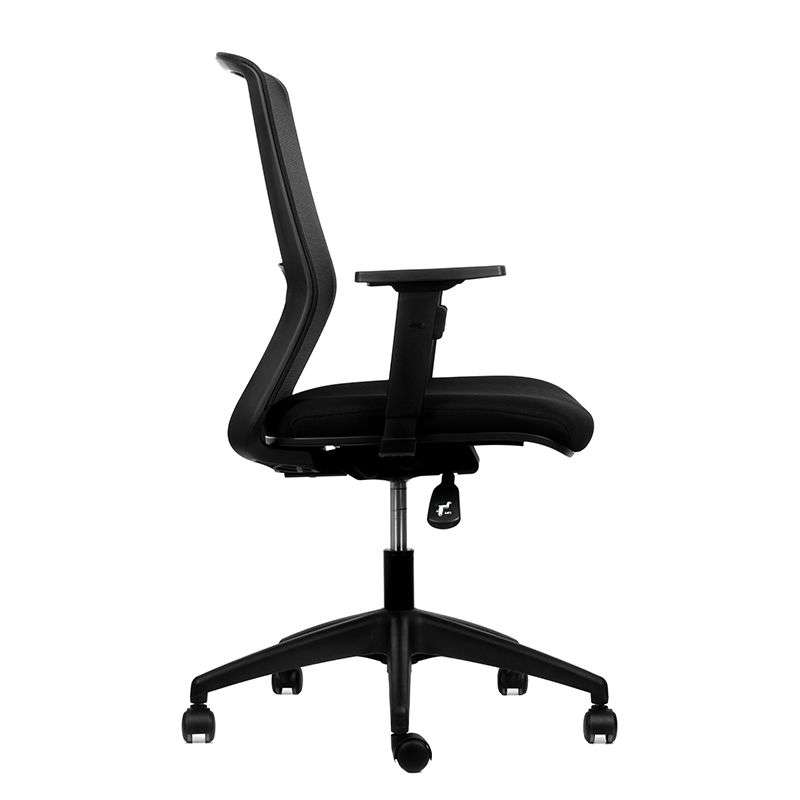 illa ejecutiva big boss sin cabecero, con base de nylon y desplazador