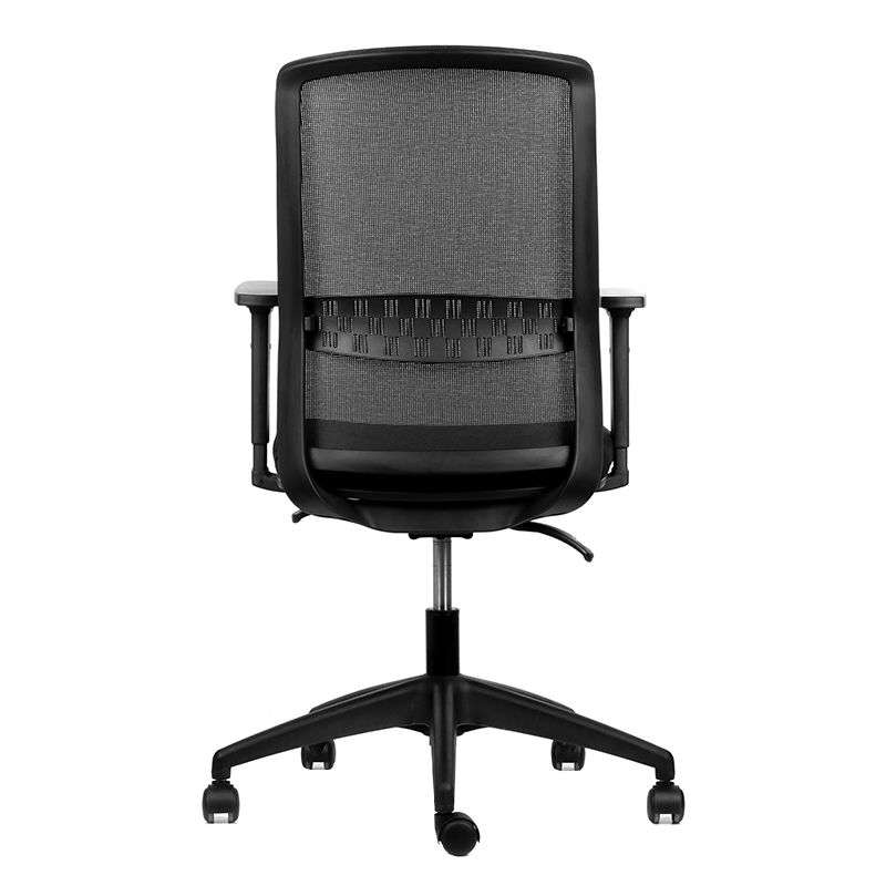 illa ejecutiva big boss sin cabecero, con base de nylon y desplazador
