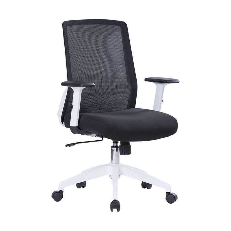 Silla de oficina ergonómica modelo Tossy en color blanco con respaldo alto.