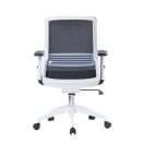 Silla de oficina ergonómica modelo Tossy en color blanco con respaldo alto.
