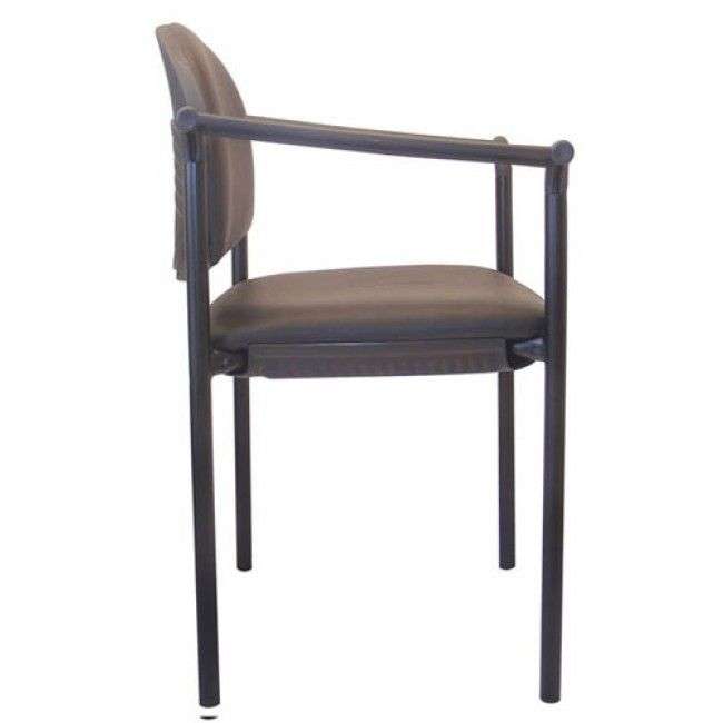 Silla de visita 850 con diseño de apoyo en los brazos