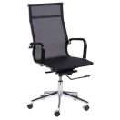 Silla Carson alta negra