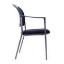 Silla operativa Confort Malla negra
