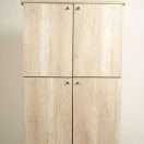 Vista posterior o lateral de Mueble Locker de Oficina, mobiliario de oficina con diseño para oficinas y espacios corporativos en Chile.