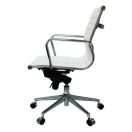 Silla gerencial Bishop baja blanca
