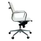 Silla gerencial Bishop baja blanca