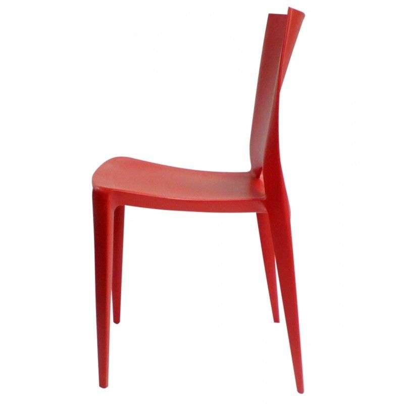 Silla para pub restaurante casino Pismo roja