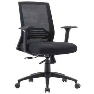 Silla Operativa Slider All New negro, ideal para oficina.