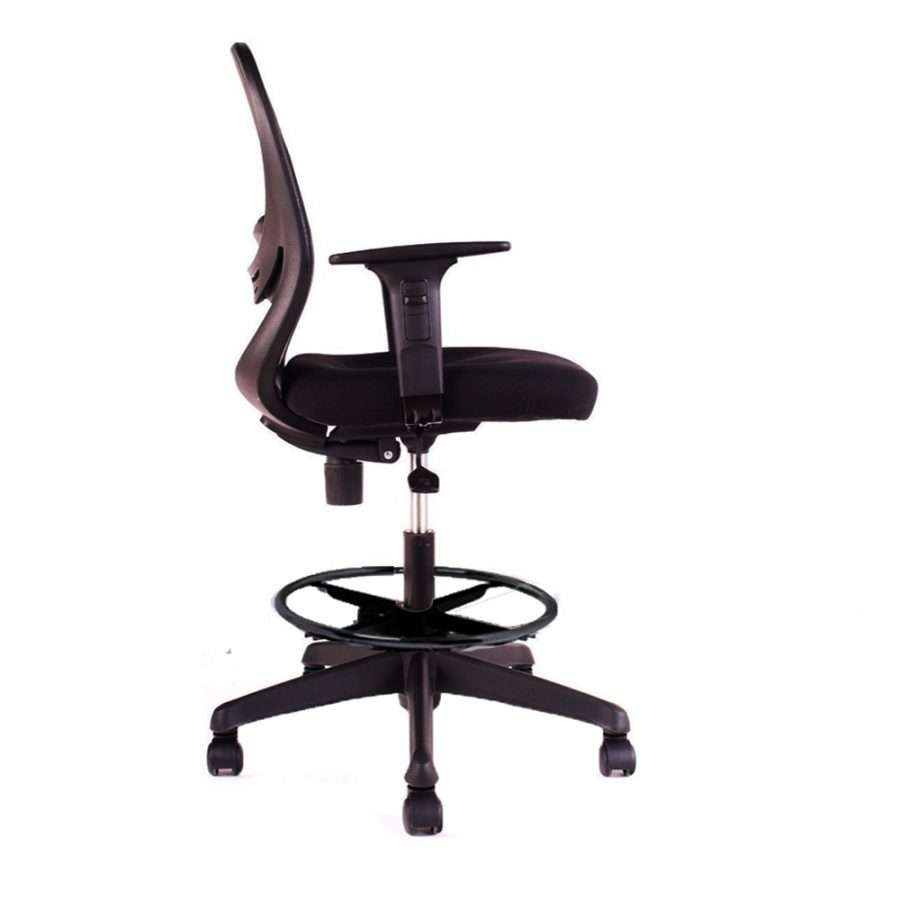 Vista de detalle de Silla Cajero Vela, sillas & sillones para oficina, recepción y espacios corporativos en Chile.