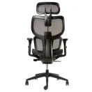 Vista posterior o lateral de Silla Gerencial Ergoplus, sillones gerenciales con diseño para oficinas y espacios corporativos en Chile.