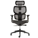 Vista posterior o lateral de Silla Gerencial Ergoplus, sillones gerenciales con diseño para oficinas y espacios corporativos en Chile.