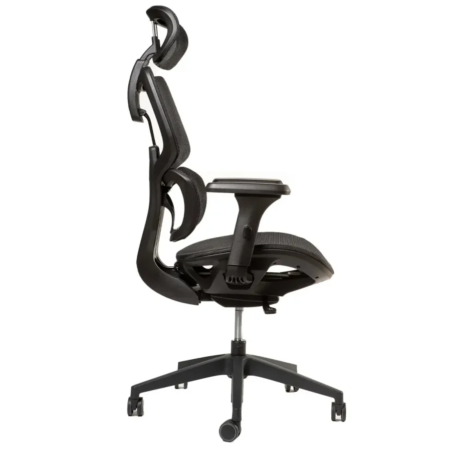 Vista posterior o lateral de Silla Gerencial Ergoplus, sillones gerenciales con diseño para oficinas y espacios corporativos en Chile.