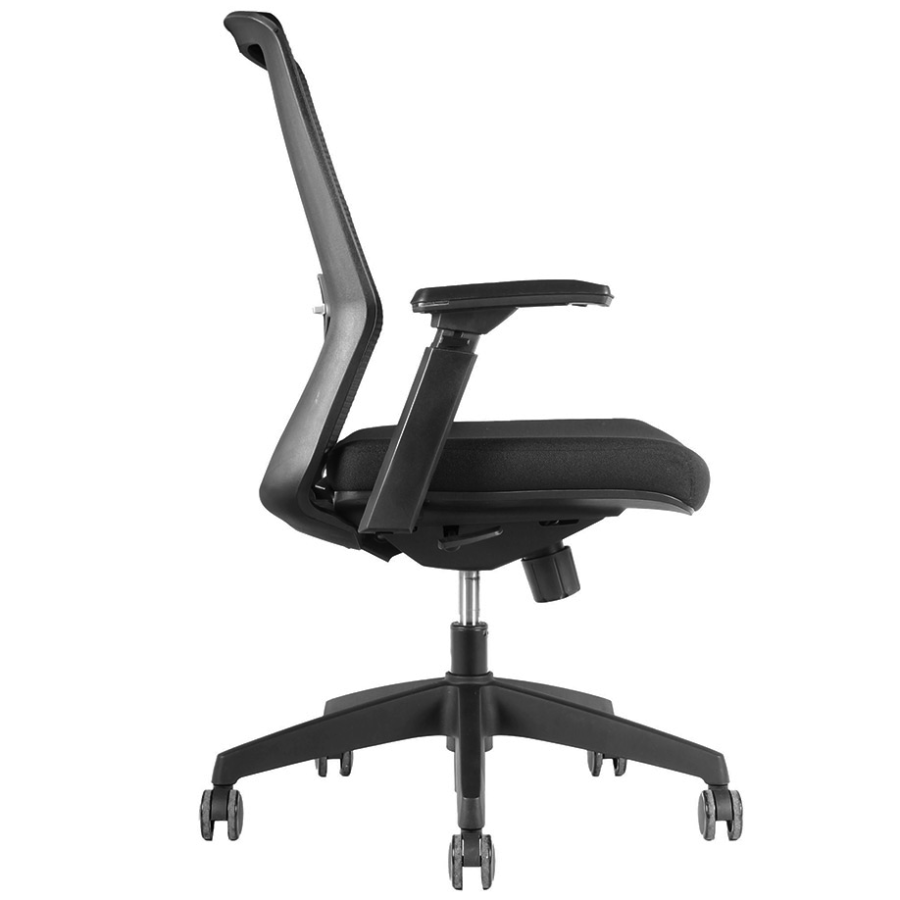Vista frontal de Silla Ejecutiva Atenea, sillas ejecutivas para oficina, recepción o espacios de trabajo en Chile.