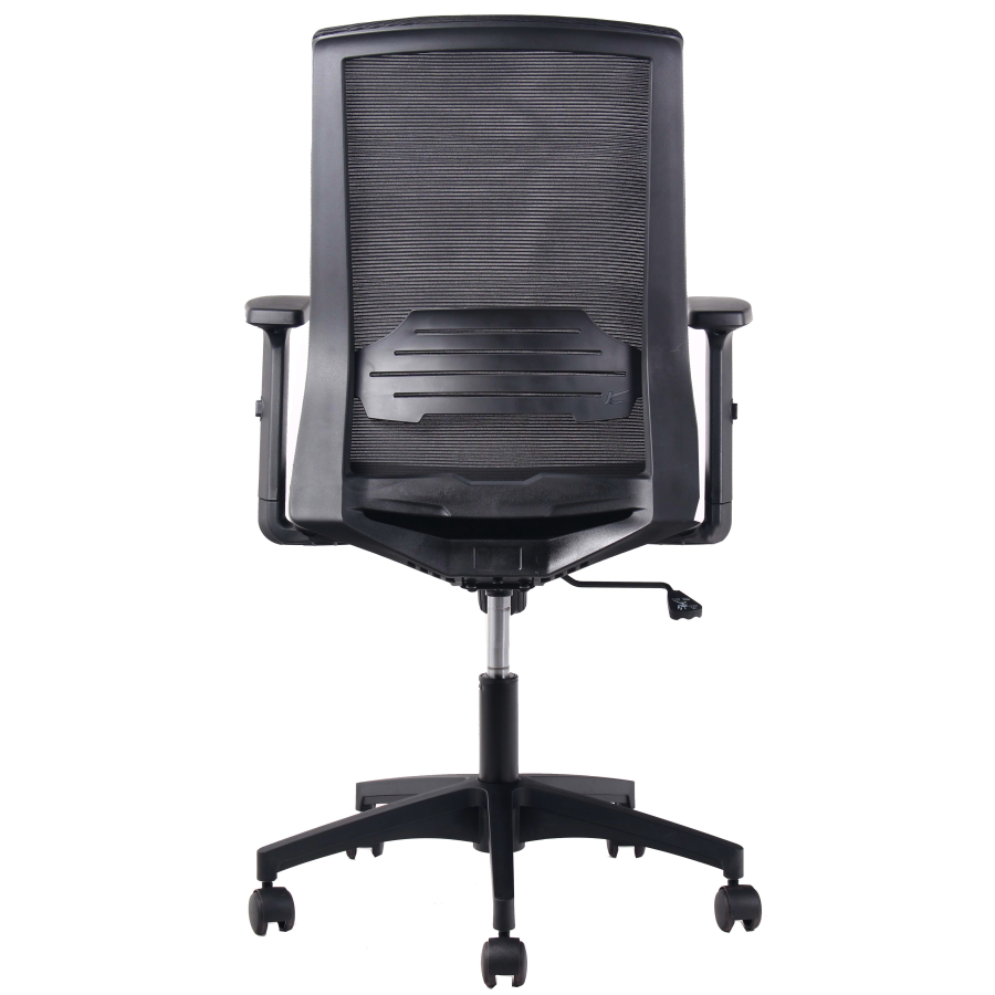 Vista posterior o lateral de Silla Operativa Gent, sillas operativas con diseño para oficinas y espacios corporativos en Chile.