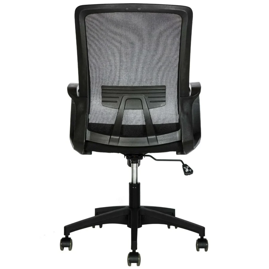Vista posterior o lateral de Silla Operativa Happy, sillas operativas con diseño para oficinas y espacios corporativos en Chile.