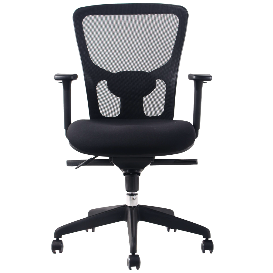 Vista posterior o lateral de Silla Ejecutiva Leep, sillas ejecutivas con diseño para oficinas y espacios corporativos en Chile.