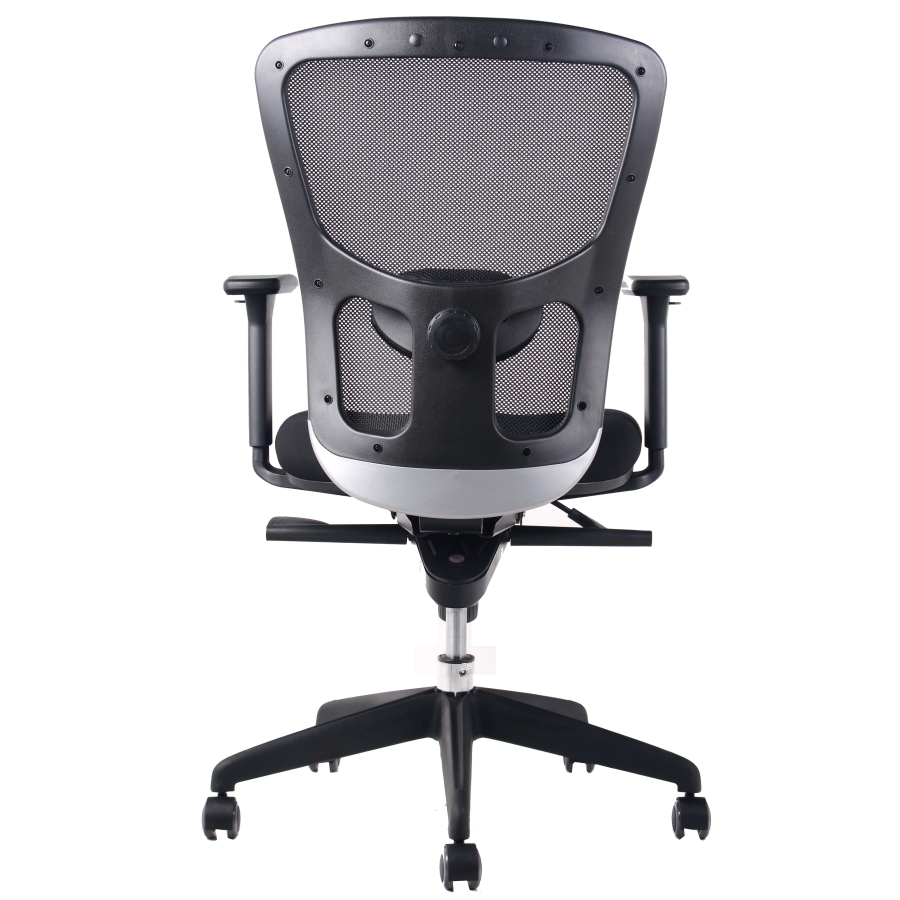 Vista posterior o lateral de Silla Ejecutiva Leep, sillas ejecutivas con diseño para oficinas y espacios corporativos en Chile.