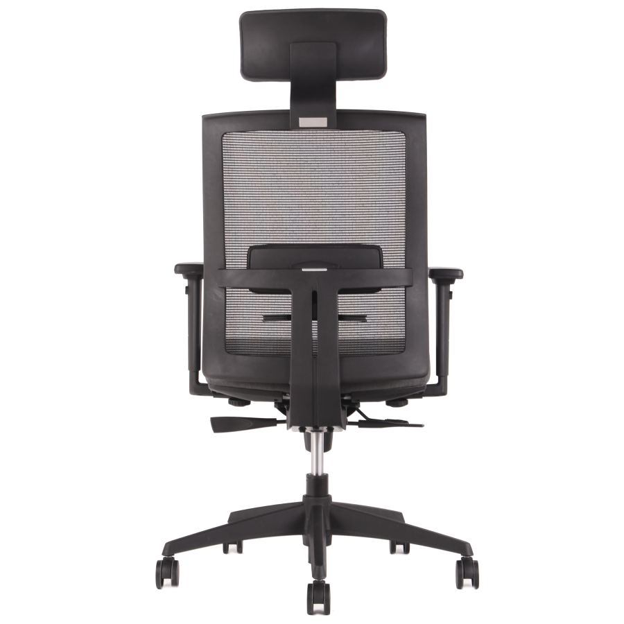 Vista posterior o lateral de Silla Gerencial Tor, sillones gerenciales con diseño para oficinas y espacios corporativos en Chile.