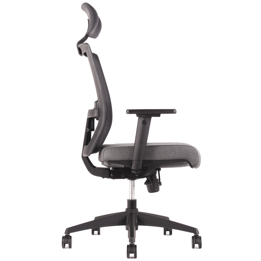 Vista posterior o lateral de Silla Gerencial Tor, sillones gerenciales con diseño para oficinas y espacios corporativos en Chile.