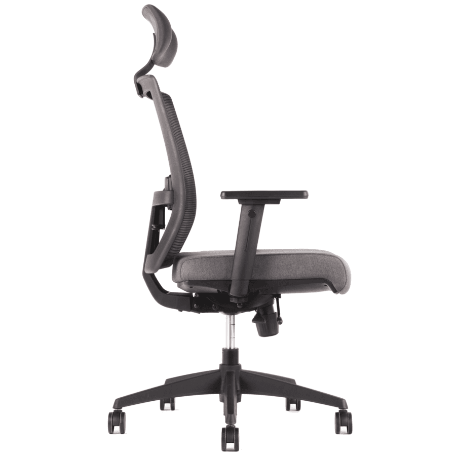 Vista posterior o lateral de Silla Gerencial Tor, sillones gerenciales con diseño para oficinas y espacios corporativos en Chile.