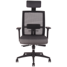 Vista posterior o lateral de Silla Gerencial Tor, sillones gerenciales con diseño para oficinas y espacios corporativos en Chile.