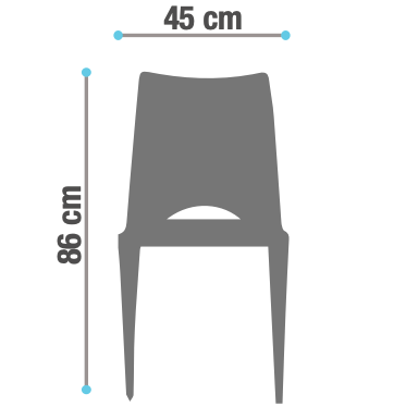 Vista de detalle de Silla Pismo, mueble para oficina en Chile.