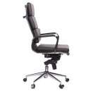 Vista posterior o lateral de Sillón Gerencial Priamo Alto, sillones gerenciales con diseño para oficinas y espacios corporativos en Chile.