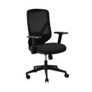 Silla de oficina Oxford, soporte lumbar ajustable y brazos regulables.