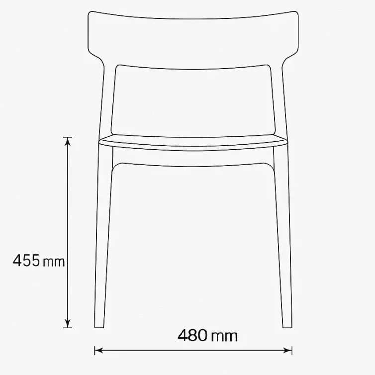 Vista de detalle de Silla Margaret, mueble para oficina en Chile.