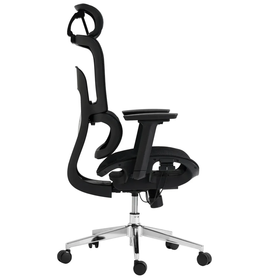Vista posterior o lateral de Sillón Gerencial Austria, sillones gerenciales con diseño para oficinas y espacios corporativos en Chile.