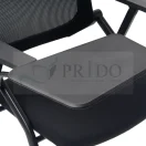 Silla Elba con escritorio abatible, malla ventilada.