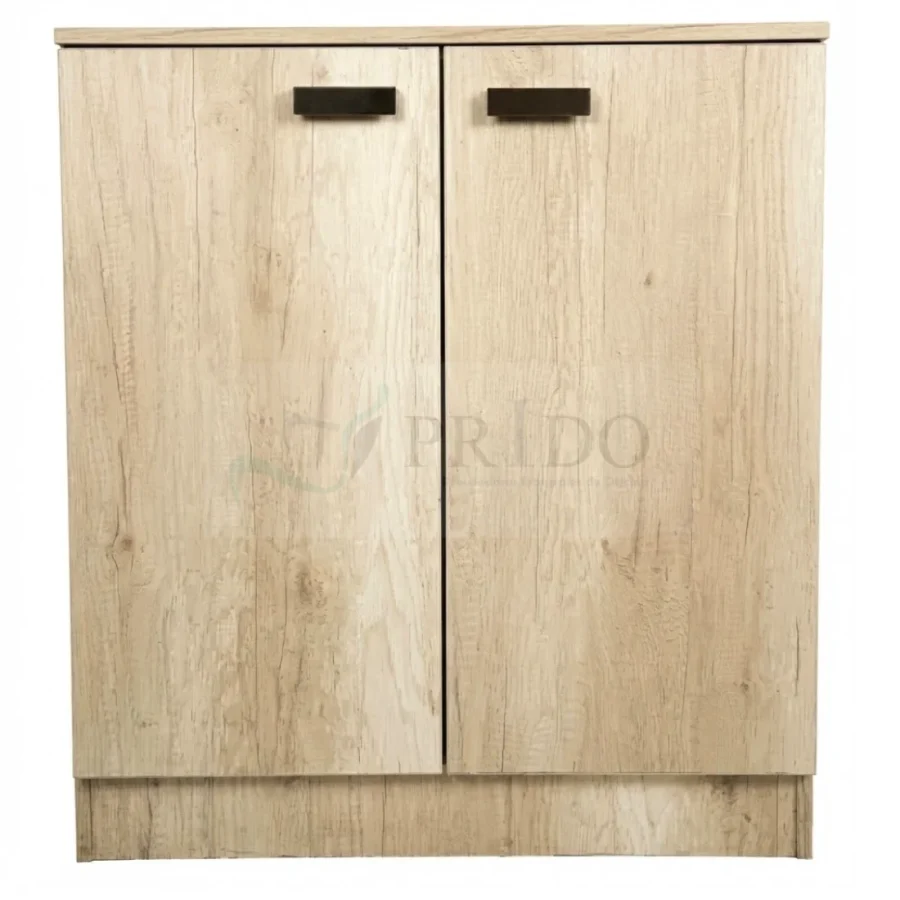 Alacena baja con puertas abatibles y repisa interna.