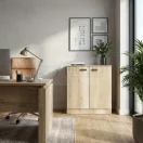 Imagen ambientada de Mueble Base de Oficina, mobiliario de oficina para oficinas, espacios corporativos y home office en Chile.