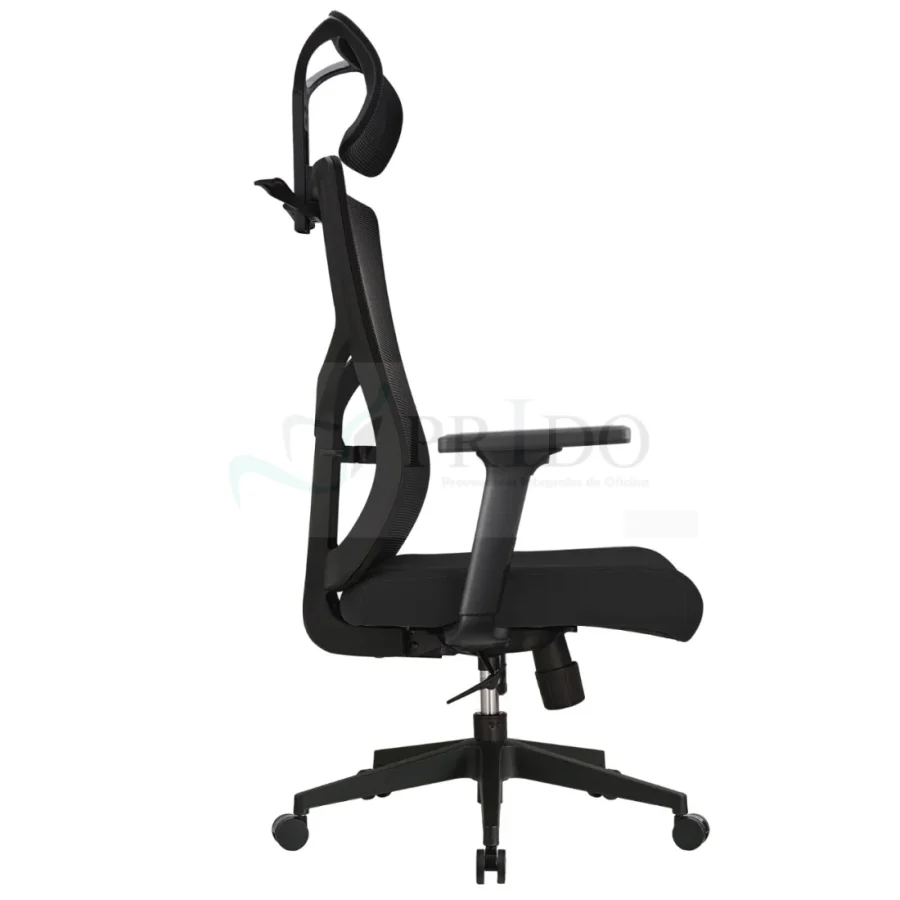 Vista de detalle de Silla Ejecutiva Slider New, sillas ejecutivas para oficina, recepción y espacios corporativos en Chile.
