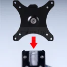 Soporte para pantalla y monitor Atlas Doble de dos brazos