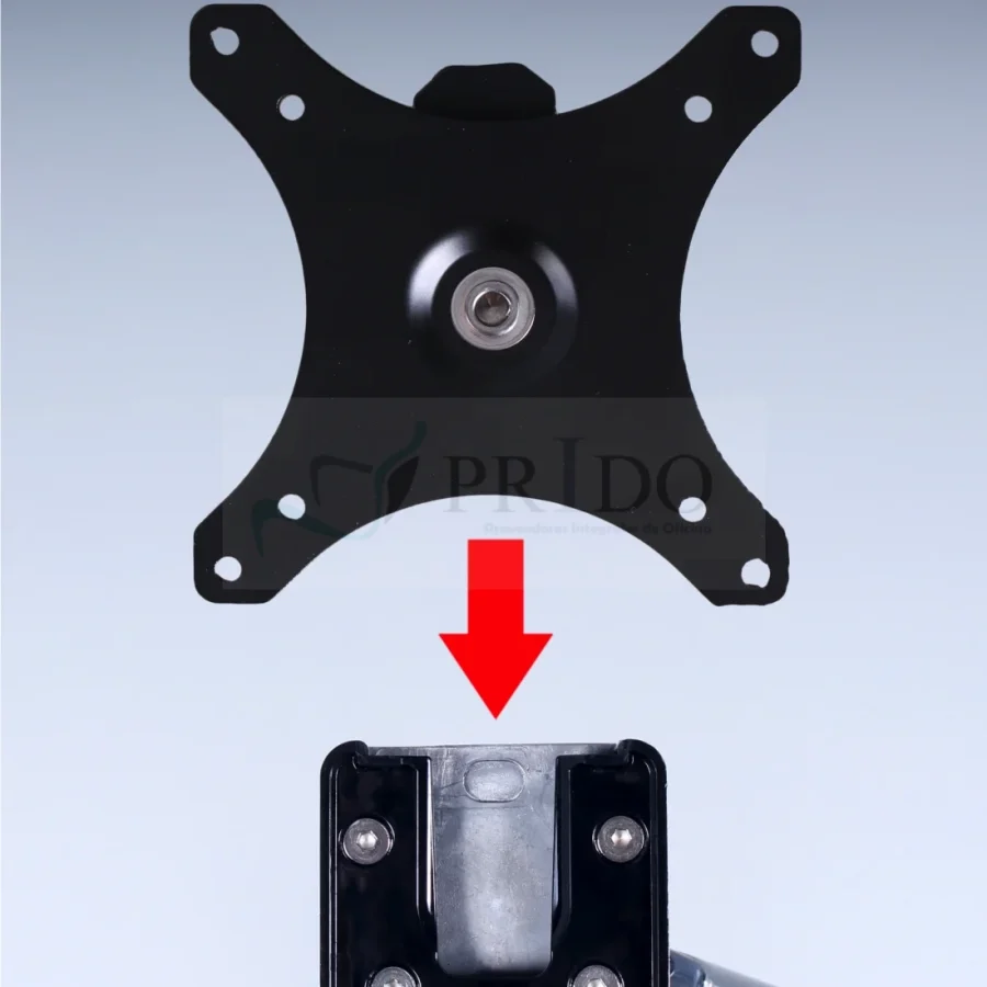 Soporte para pantalla y monitor Atlas Doble de dos brazos