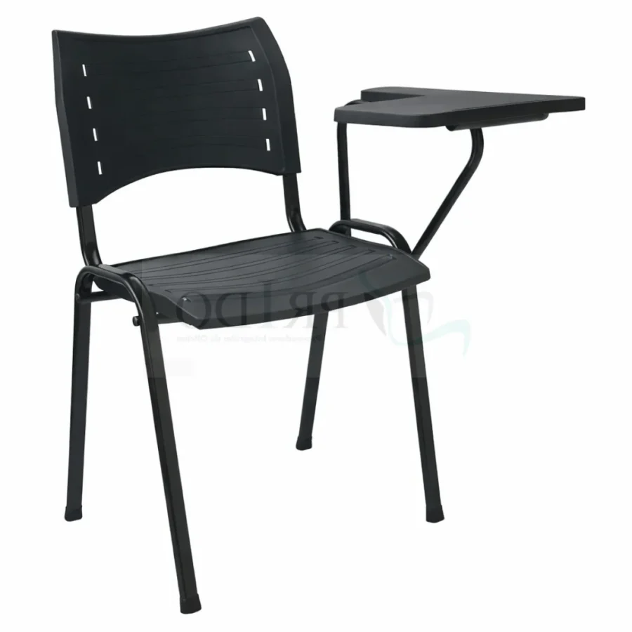 Silla Universitaria Spring Polipropileno Negro/Azul