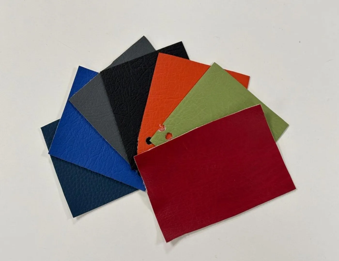 Ecocuero - paleta completa de 7 colores