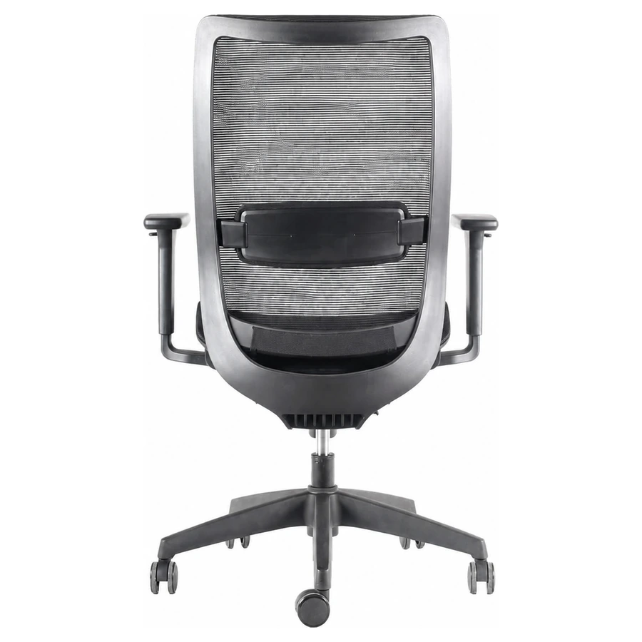 Silla ejecutiva Apolo sin cabecero, base de nylon, vista trasera - Prido