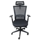 Silla de oficina Athomik con brazos regulables en 6 alturas