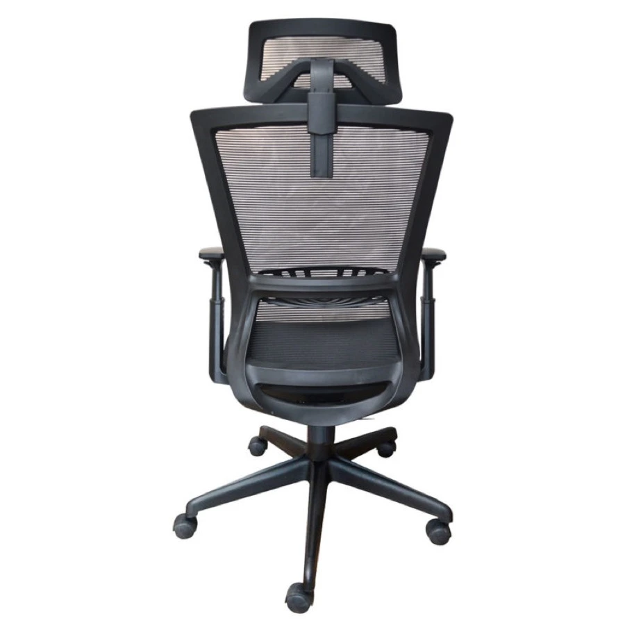 Silla operativa Athomik vista trasera con base de nylon