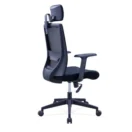 Silla de escritorio Ergomix en malla con cabecero regulable