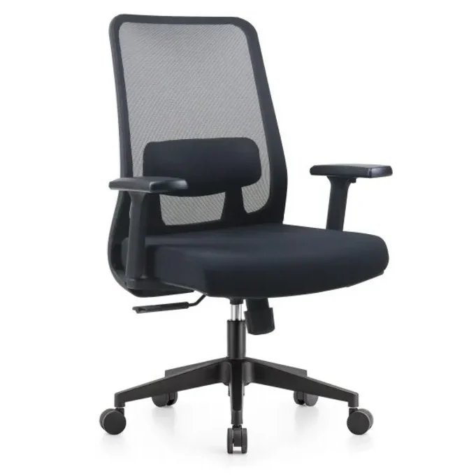 Silla Galia Syncro sin cabecero, en malla con brazos 3D